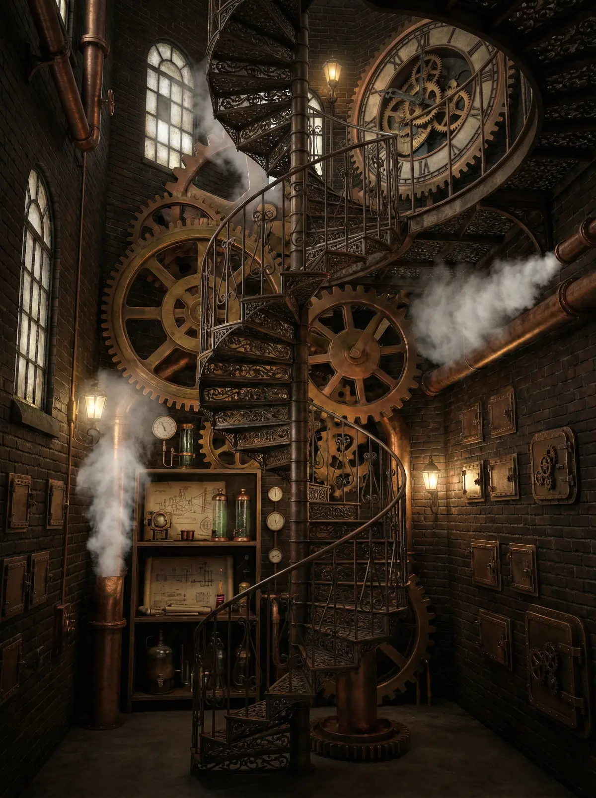 暗网密室钟楼内部 - 51暗网 | 齿轮与阶梯