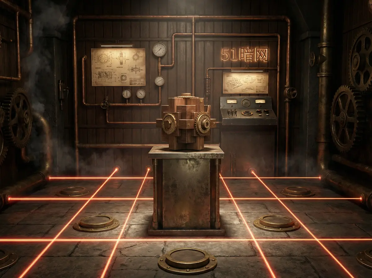 暗网密室探索场景 - 51暗网 | 蒸汽朋克机关