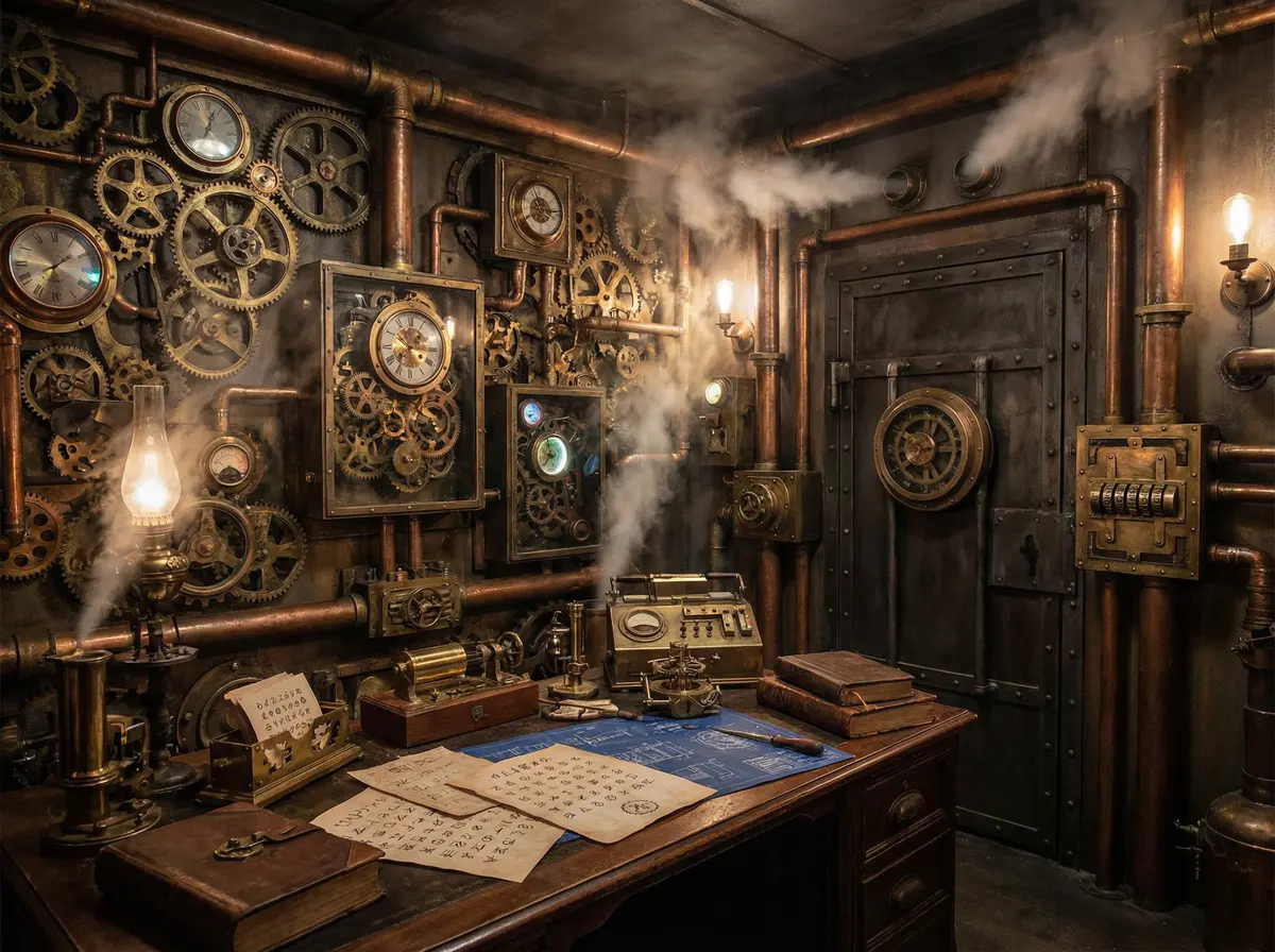 蒸汽工坊谜题设计 - 51暗网 | 创造你的谜题